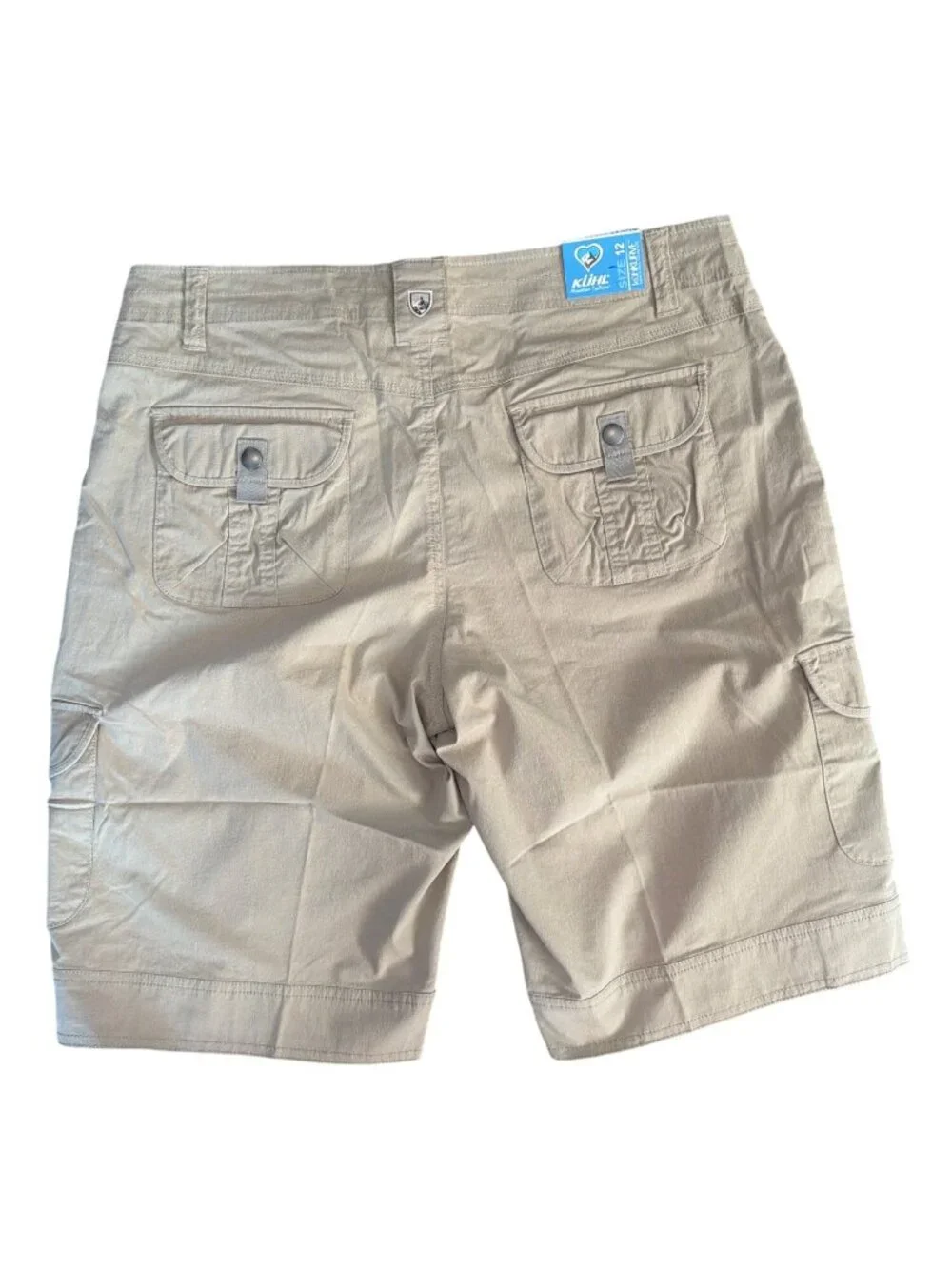 NWT Kuhl Splash 11” Inseam Cargo Shorts Women’s 10/12 UPF50 MSRP$70 Beige** - Picture 6 of 13